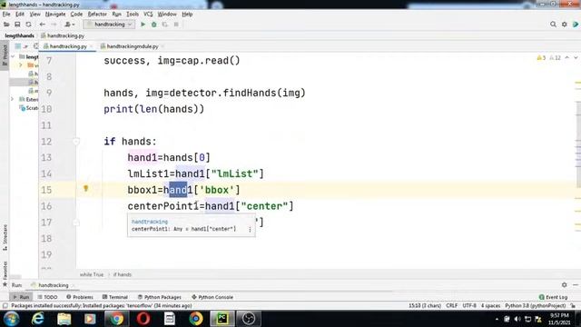 Computer Vision using Cvzone HandDetection & Mediapipe Project-3 смотреть онлайн