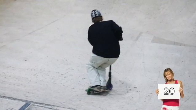100 TRICKS IN 15 MIN ON A SCOOTER!!! (world record???) смотреть онлайн