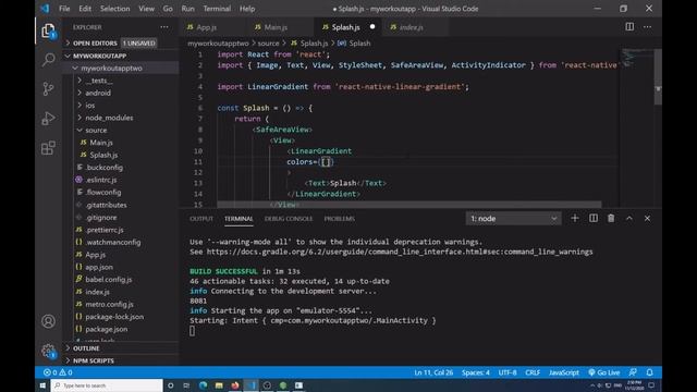 React Native Project: Splash Screen смотреть онлайн
