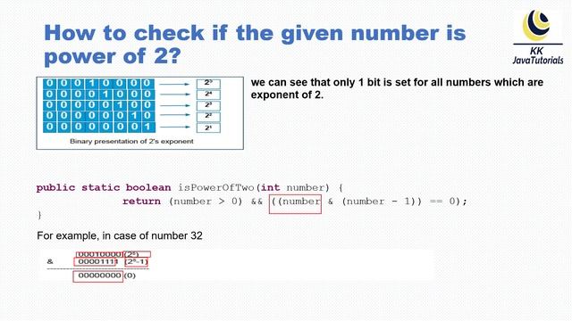Java Program to check if the given number is power of 2 ? || Java Interview program смотреть онлайн
