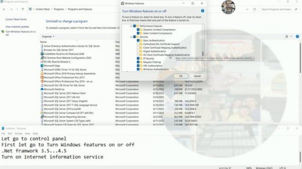 How to setting windows component before install PCS7 V9.1 SP1| How to setup/install PCS7 V9.1 SP1