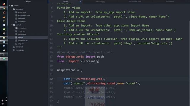 Django Python How to Create Count Number of words web application Part 01|VLR Training Class 05 смотреть онлайн