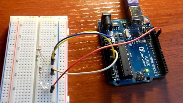 Arduino UNO урок 8 - Ночник смотреть онлайн