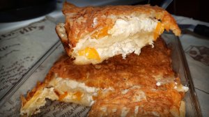 Очень вкусный пирог из лаваша с творогом и помидорами / Перекус для всей семьи!