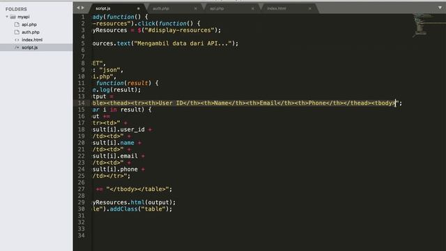 Tutorial Membuat API Sederhana смотреть онлайн