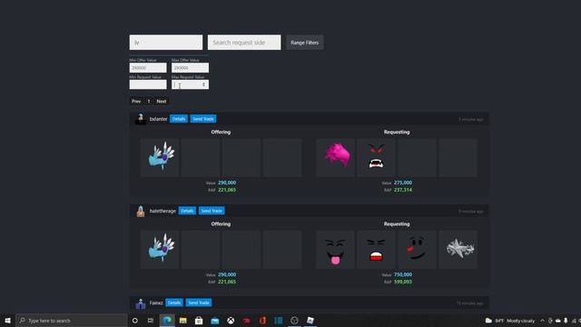 How To MASS SEND Trades ON ROLIMONS FOR EASY PROFIT! Roblox Trading смотреть онлайн