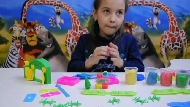 Ферма из массы для лепки. смотреть онлайн