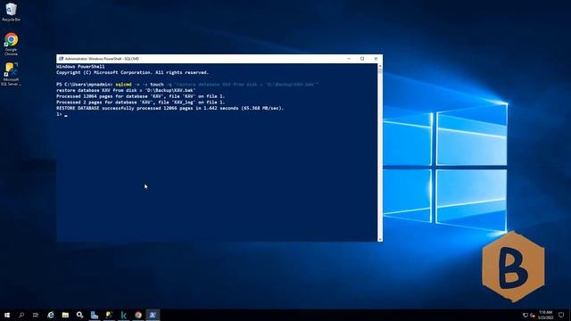 How to Backup and Restore a SQL Database Using Command Prompt SQLCMD and T SQL смотреть онлайн