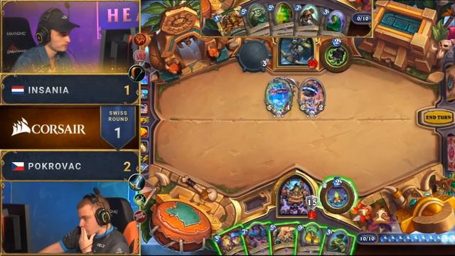 HCT Dreamhack Winter: Insania vs Pokrovac - Hearthstone Sweden Grand Prix 2018 | Day 1 SwissStage R смотреть онлайн