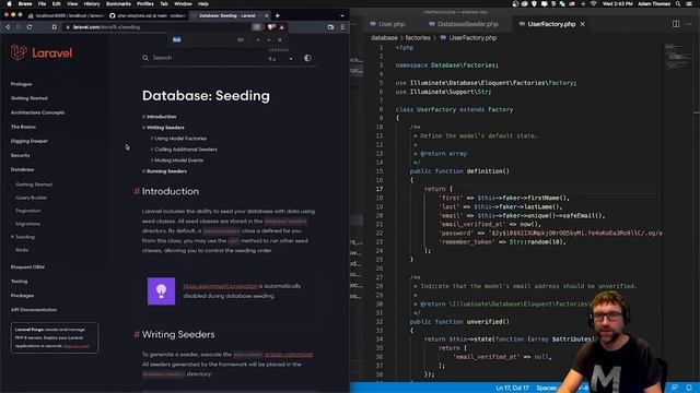 Creating a Laravel CMS - Step 3 - Seed your Database with Sample Content using Laravel Eloquent смотреть онлайн