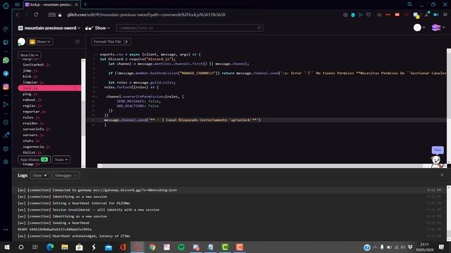 Comandos con Discord.js | Lock y Unlock смотреть онлайн