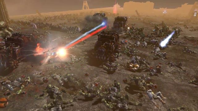 Sons of Horus attack Loyal Legions | Horus Heresy ▶ WH40k - DOW II - Retribution - Astartes mod смотреть онлайн