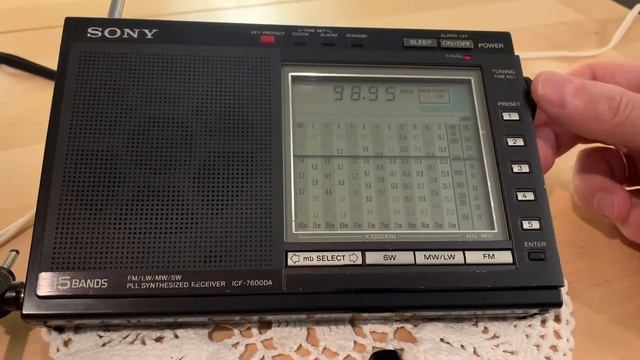 SONY ICF-7600DA
