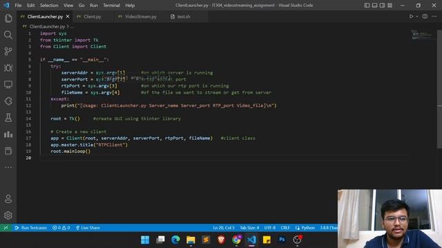 Video streaming using RTSP and RTP (with python implementation) | Computer Networks смотреть онлайн