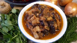 Рецепт из баклажанов. Имам Баялды по-домашнему