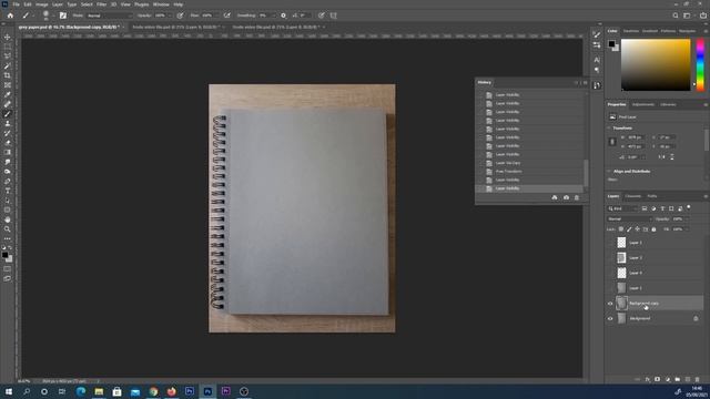 Add paper texture background to your digital art to look like traditional mediums in Photoshop смотреть онлайн
