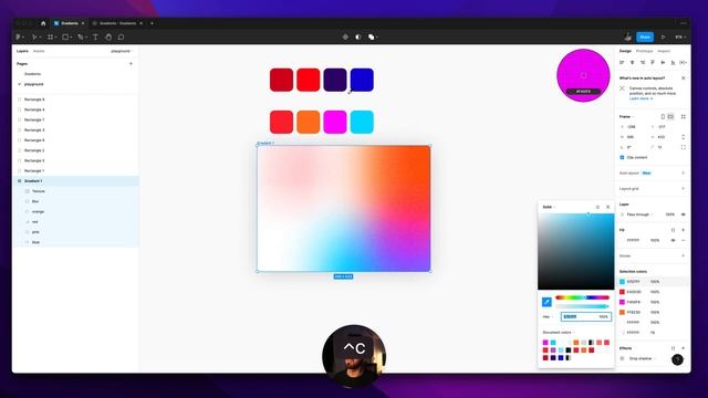 How to Easily Create & Animate Beautiful Gradients in Figma ✨ смотреть онлайн