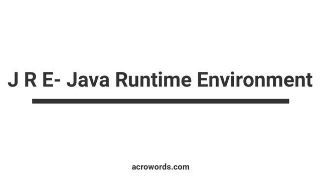 J R E - Java Runtime Environment смотреть онлайн