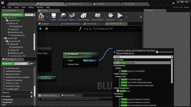 UE4 BP Tutorial | Simple Tire Deformation смотреть онлайн