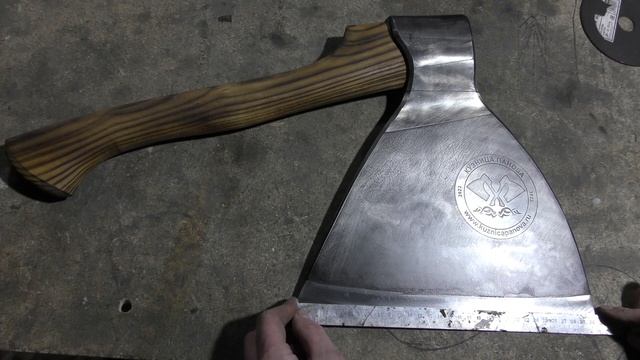 Топор для мяса серии "Классик" вес 4.2 кг. Кузница Панова смотреть онлайн