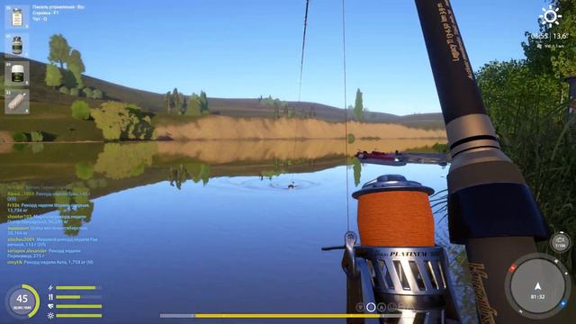 Русская рыбалка 4. Трофейный толстолобик белый 25199 на реке Сура. смотреть онлайн