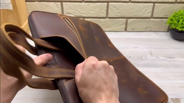 Сумка для планшета , MacBook из натуральной кожи смотреть онлайн