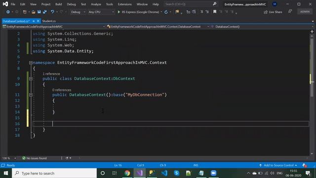 Entity Framework Code First Approach In ASP.NET MVC смотреть онлайн