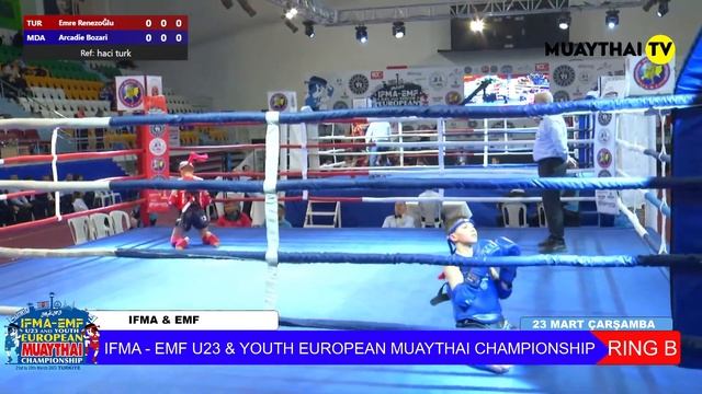 IFMA - EMF U23 & Youth European Muaythai Champıonshıp 23.03.2023 RING B смотреть онлайн