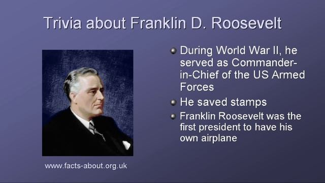 President Franklin D. Roosevelt Biography