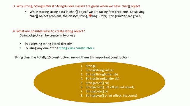 String || Version Of Java All Classes Are Given || StringBuilder,StringBuffer || Phoenix CA || 3 смотреть онлайн