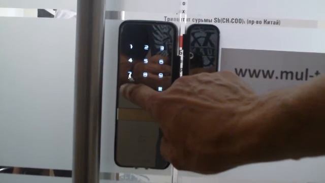 Замок электронный для стеклянных дверей Gatelock shine смотреть онлайн