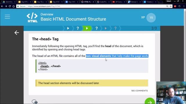 SoloLearn HTML 1 смотреть онлайн