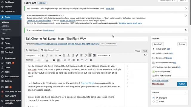How exit Full Screen in Google Chrome – The Right Way смотреть онлайн