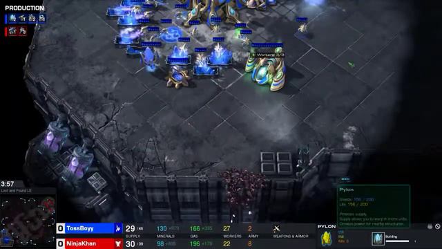 SC 2 สอนเล่น Protoss vs Marines + Tank смотреть онлайн