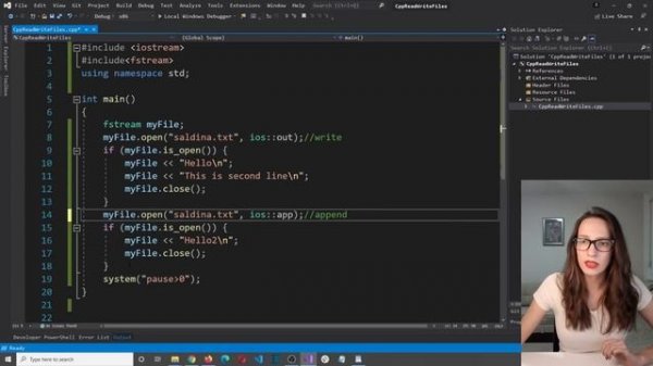 C++ file handling for beginners! The easiest way to read/write into text files!