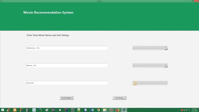 Movie Recommendation System with Python Tkinter смотреть онлайн