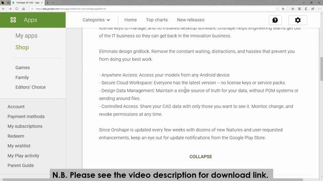 3D CAD Modelling Android App смотреть онлайн