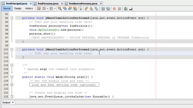 JInternalFrame NetBeans смотреть онлайн