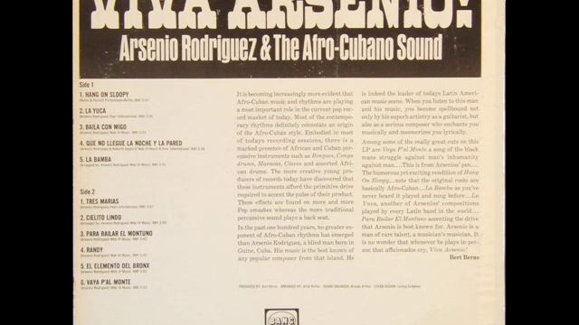 Arsenio Rodriguez - Sloopy Hang On смотреть онлайн