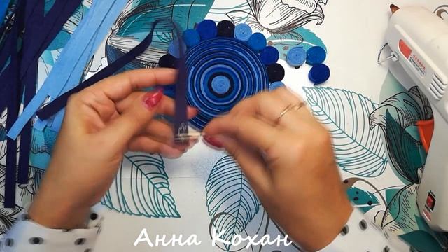 DIY?ПОДСТАВКА ПОД ГОРЯЧЕЕ из полосок фетра?Поделки из фетра?Мастер класс?Мастерим из фетра смотреть онлайн