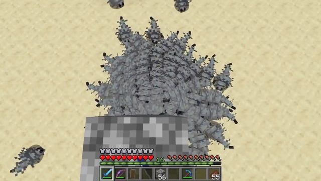 Все мобы напали на меня в Майнкрафт ! 1000 мобов против Топовского Секретное Испытание Ловушка