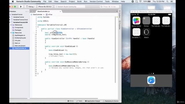 C# Programming Basics in Xamarin (2 Boolean Arrays) смотреть онлайн