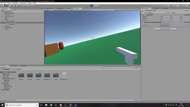 How to make a First Person Shooter in Unity - Switching Weapons - Ep 05 смотреть онлайн