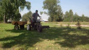 испытания трицыкла из мотоблока.