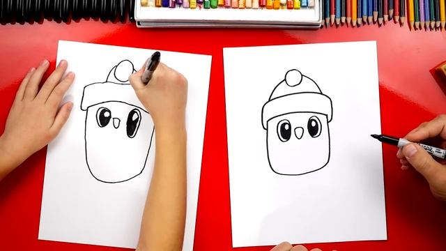 How To Draw A Christmas Penguin смотреть онлайн