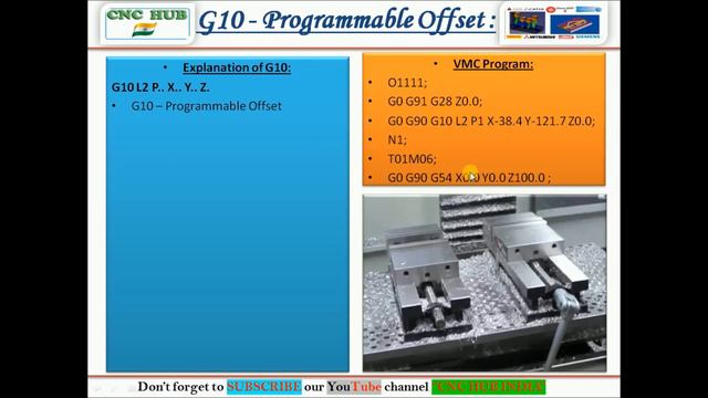 #(6) G10 FULL EXPLAINATION, USE OF G10 IN VMC, HOW WORK COORDINATE SYSTEM G54 TO G59 WORKS IN VMC ! смотреть онлайн