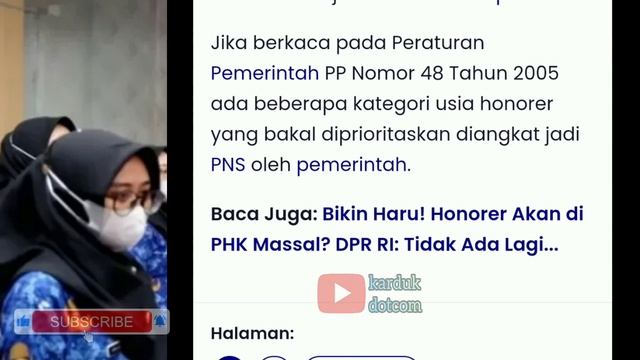 SELAMAT SEJAHTERA: Honorer Segini Jadi Prioritas Pengangkatan ASN 2023 смотреть онлайн