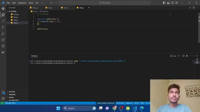 Function and it's Types in Javascript ?|| JS COURSE || JS-006 - Roshan Rajurkar смотреть онлайн