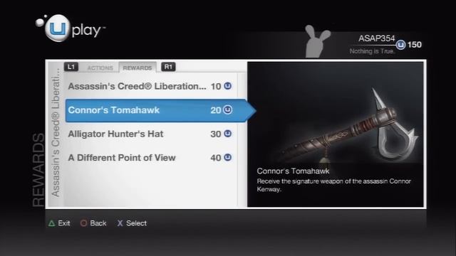Assassins Creed Liberation All Uplay Actions and Rewards смотреть онлайн