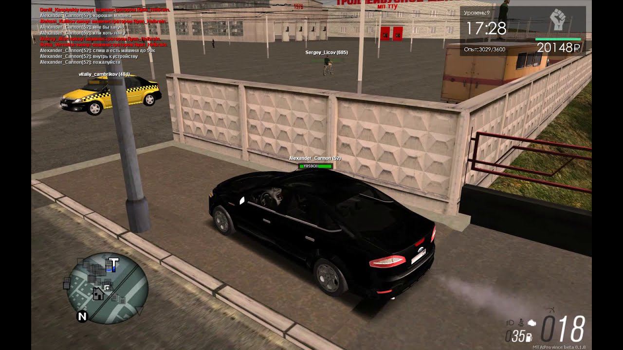 MTA Province RP поездочка туда-сюда Форд Мондео (Под Моцарта) смотреть онлайн